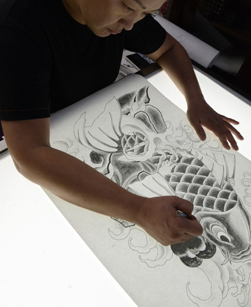 タトゥー施術の流れ